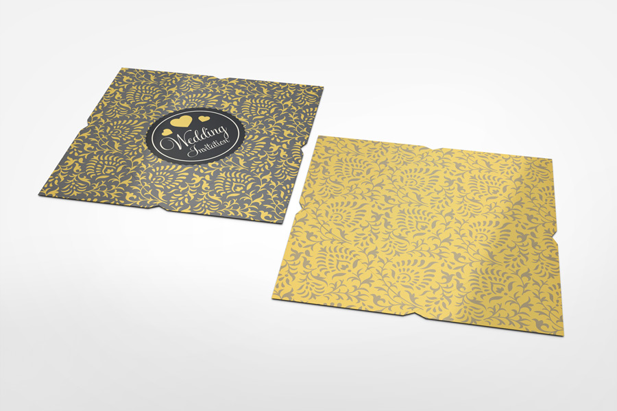 Invitation and Greeting Card Mockup V3