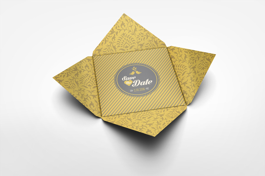 Invitation and Greeting Card Mockup V3