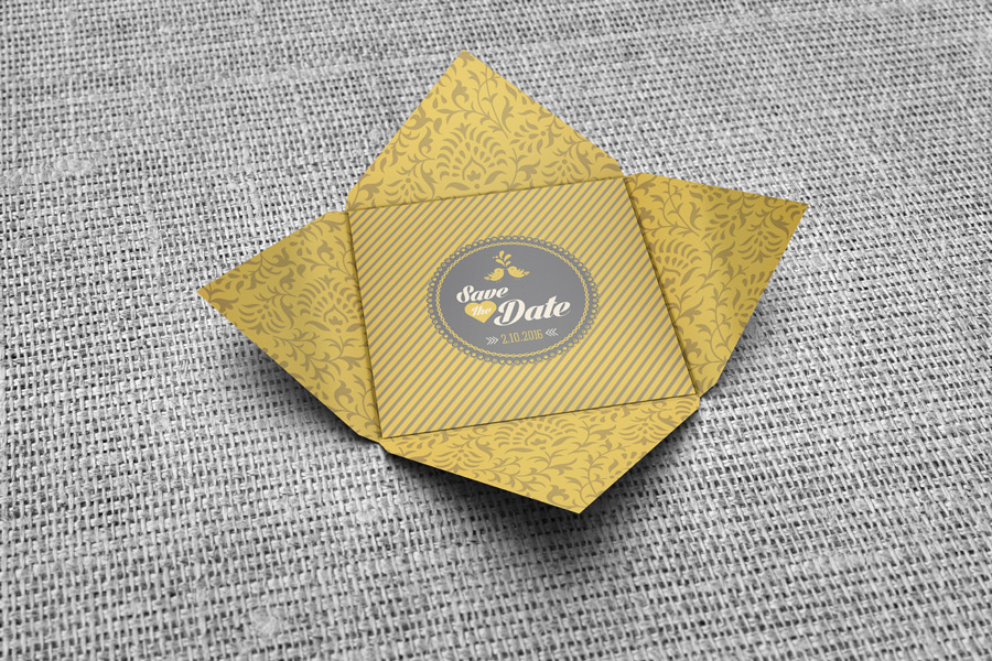 Invitation and Greeting Card Mockup V3