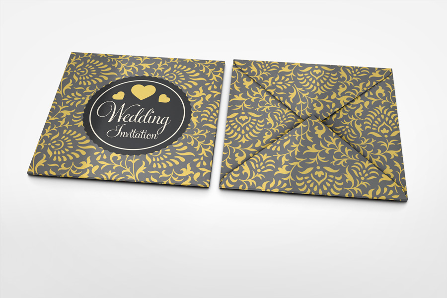 Invitation and Greeting Card Mockup V3