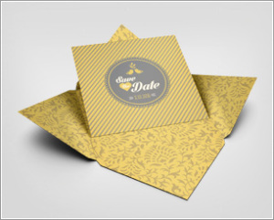 Invitation and Greeting Card Mockup V3