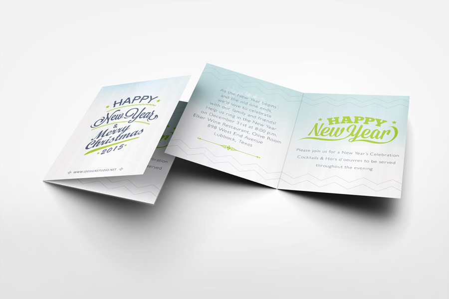 Invitation and Greeting Card Mockup V4