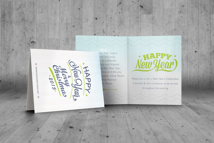 Invitation and Greeting Card Mockup V4