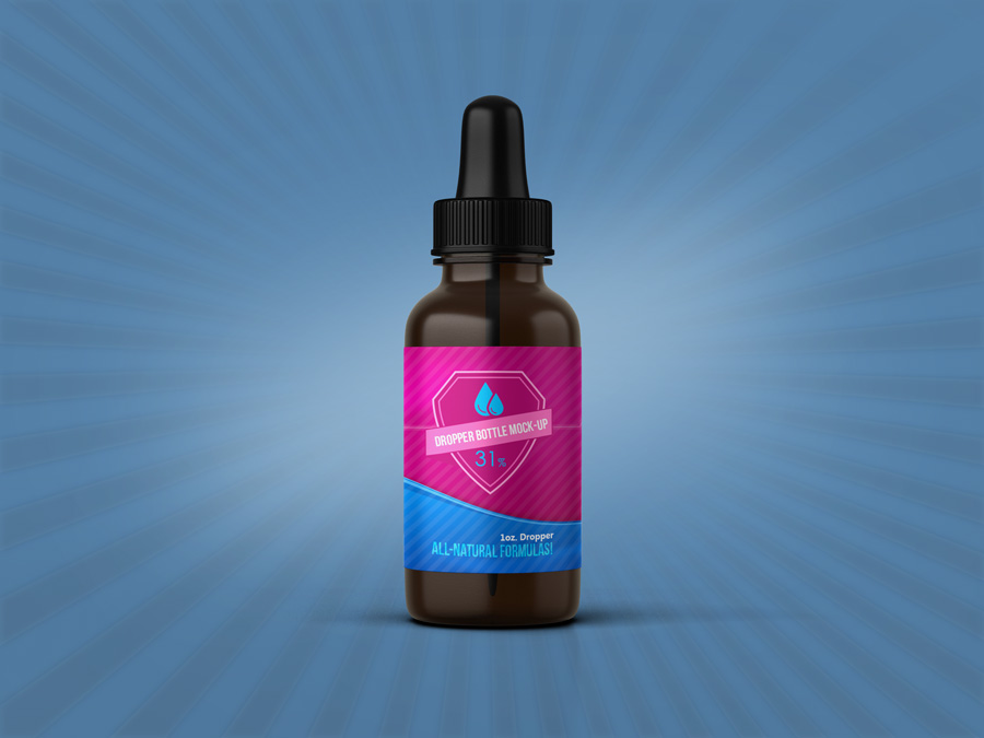 Dropper Bottle Mock-Up