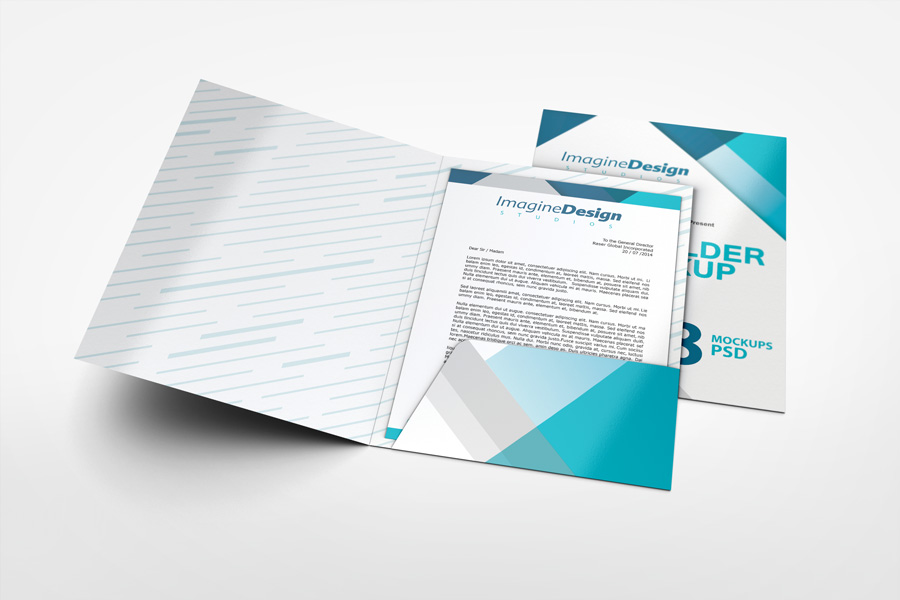 File Folder Mockup