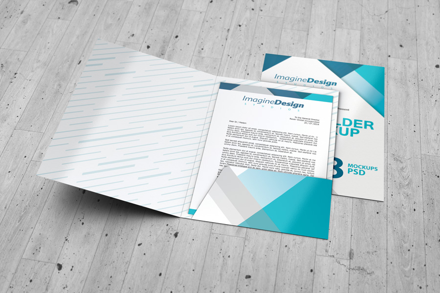 File Folder Mockup