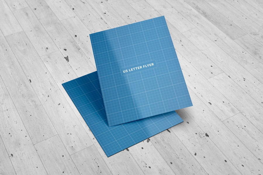 Us Letter Flyer Mockup