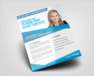 Us Letter Flyer Mockup