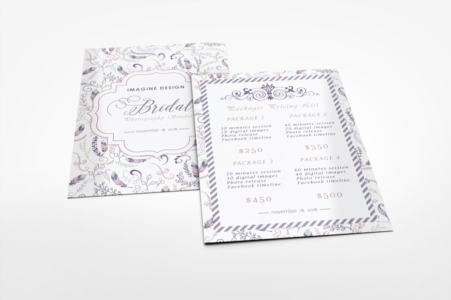 Photography Gift Certificate Mockup