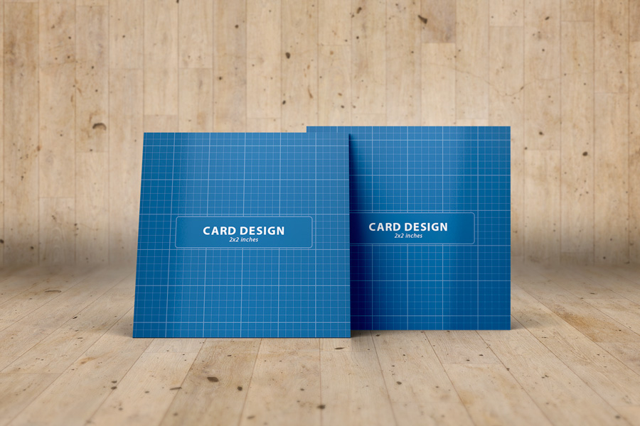 Mini Business Card Mockup