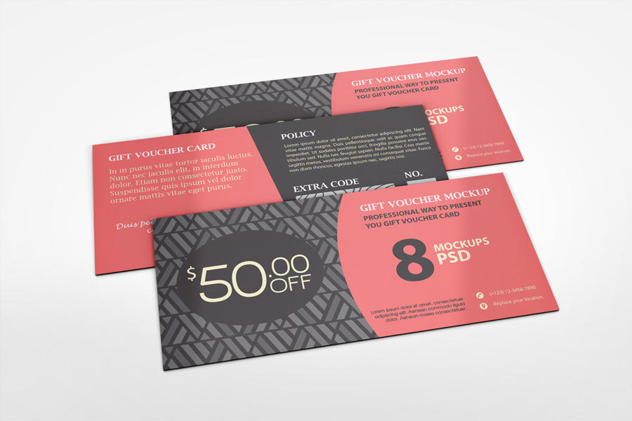 Gift Voucher Mockup