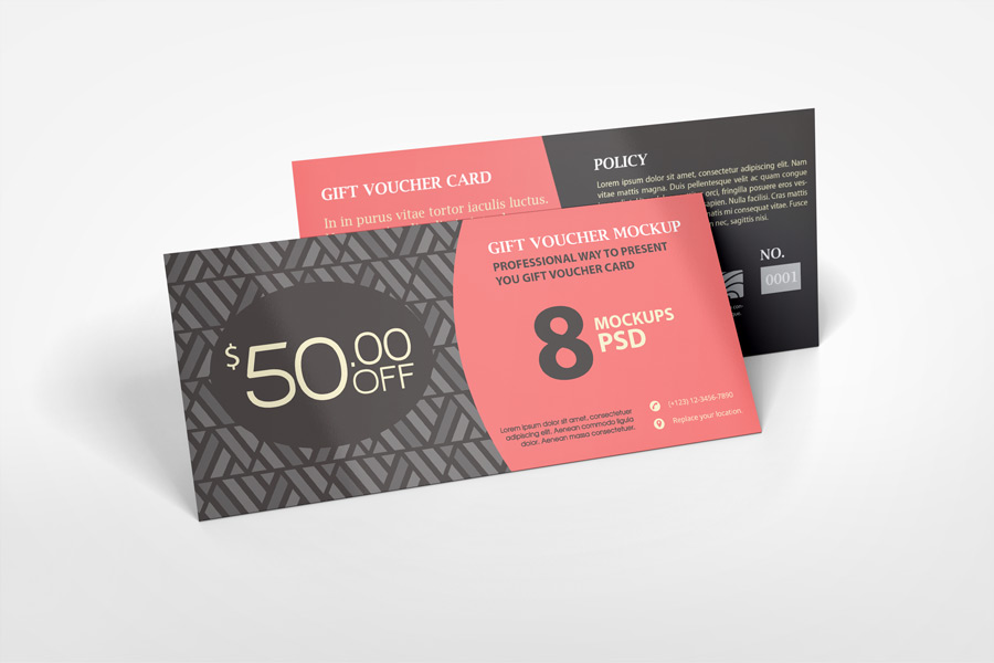 Gift Voucher Mockup