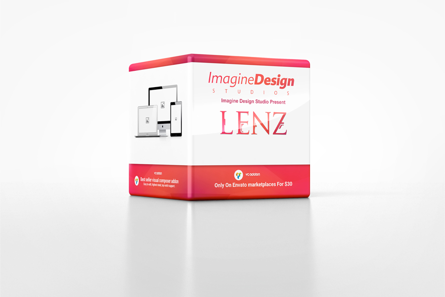 Promotional Cube Display Mockup
