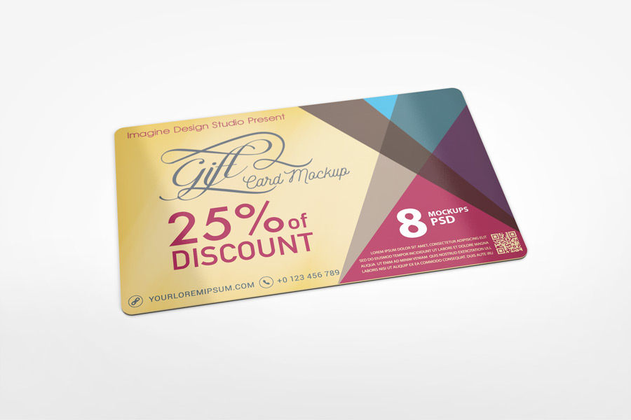 Gift Card Mockup