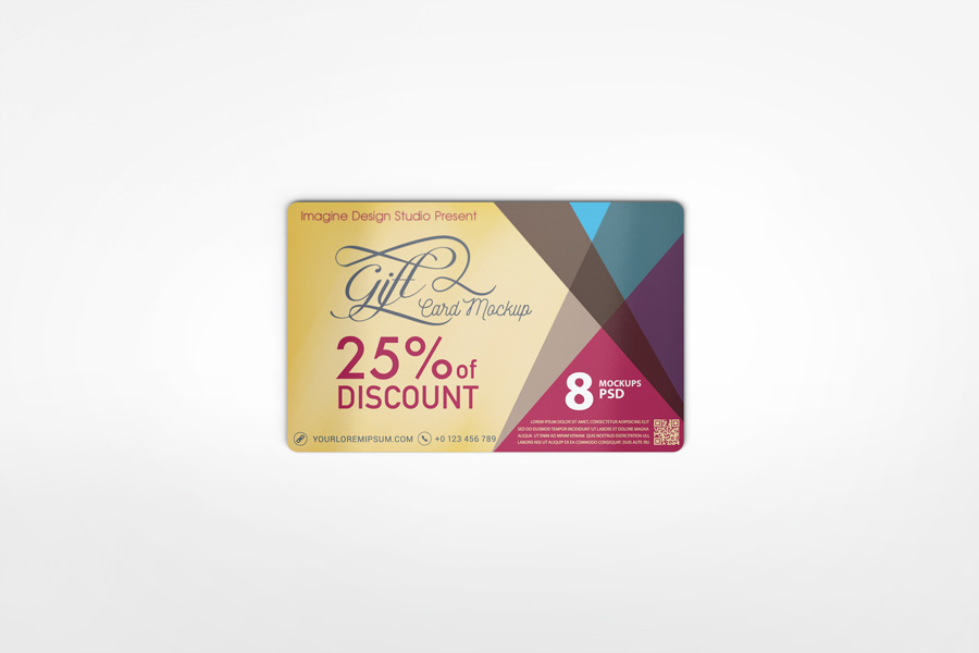 Gift Card Mockup