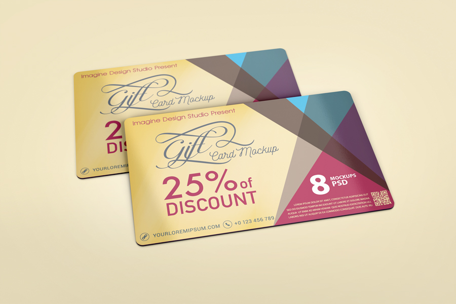 Gift Card Mockup