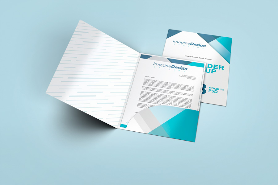 File Folder Mockup