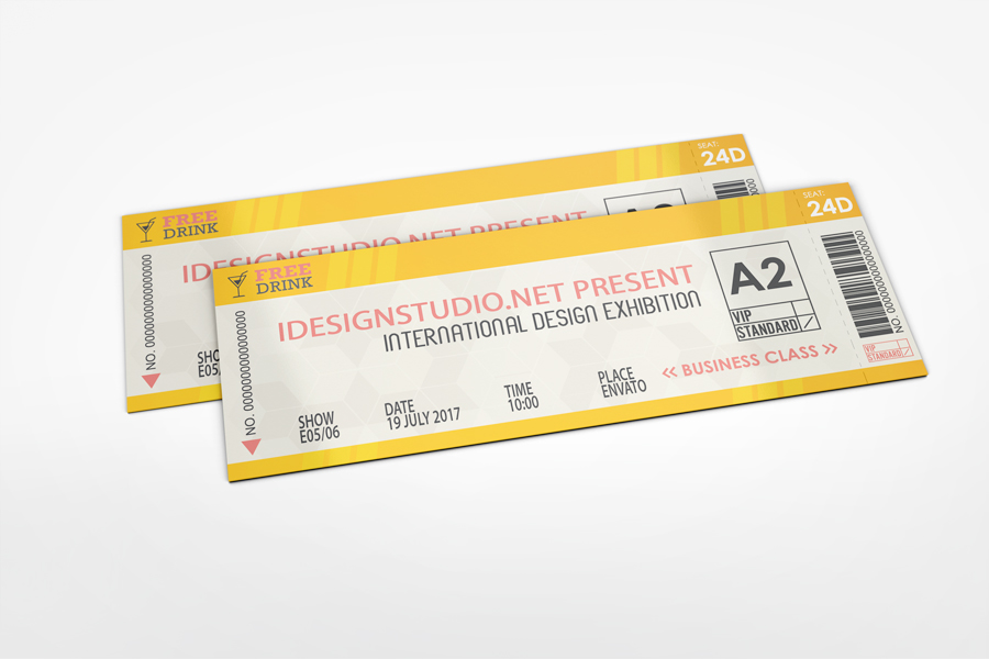 Ticket Mockup
