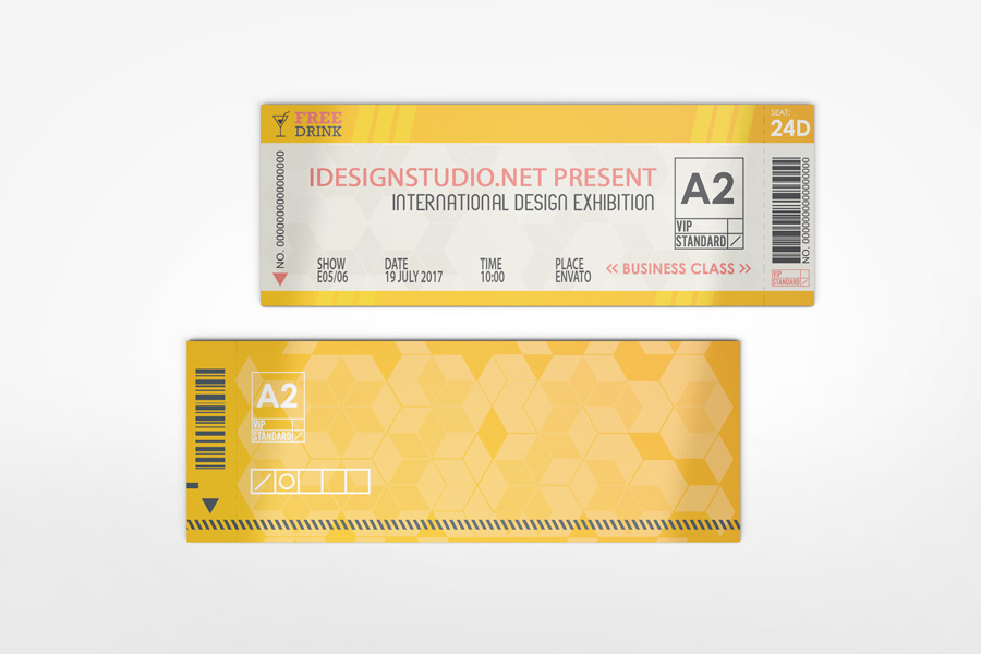 Ticket Mockup