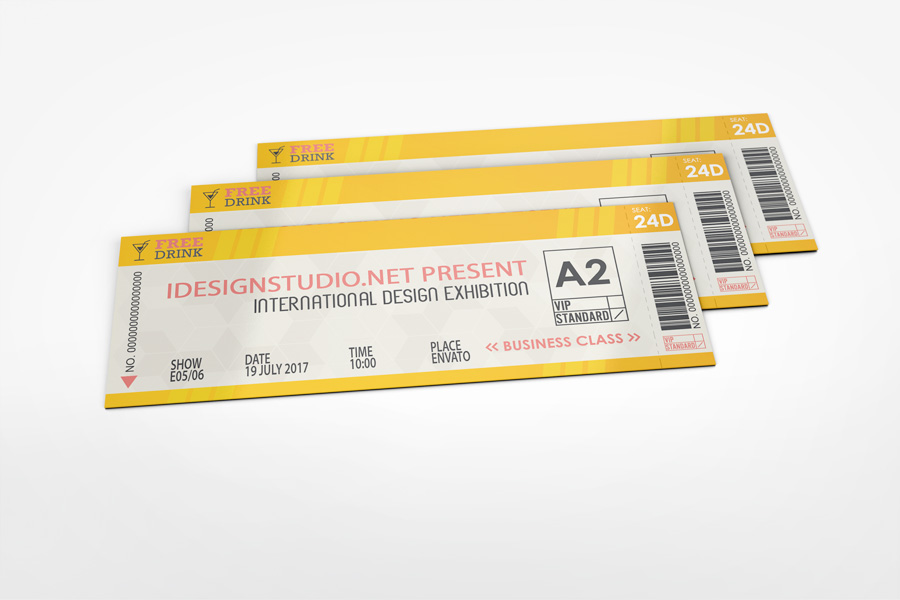 Ticket Mockup