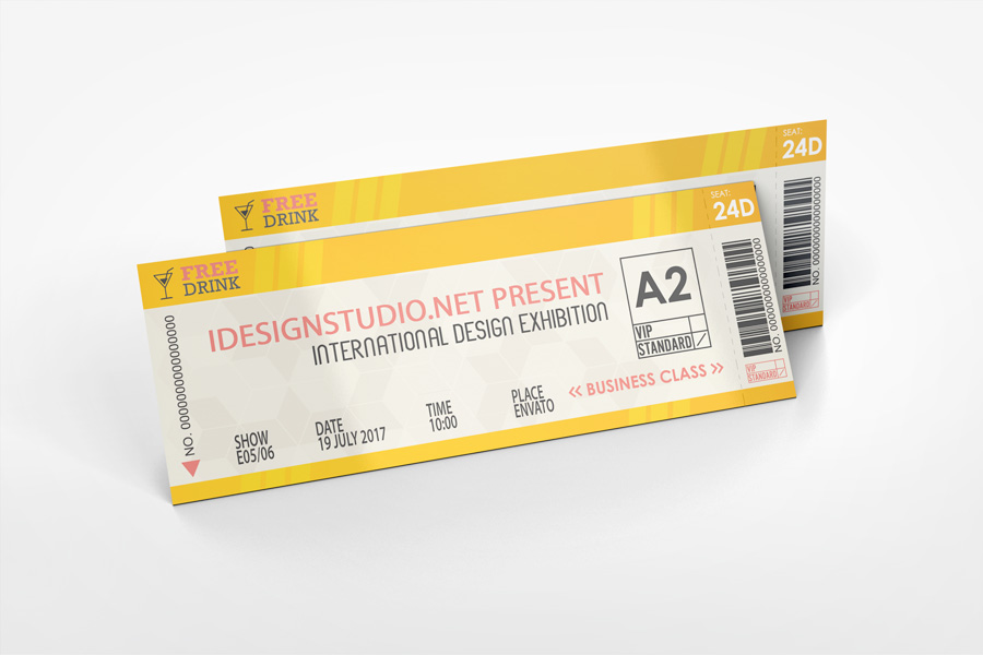 Ticket Mockup