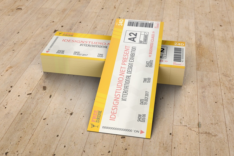 Ticket Mockup