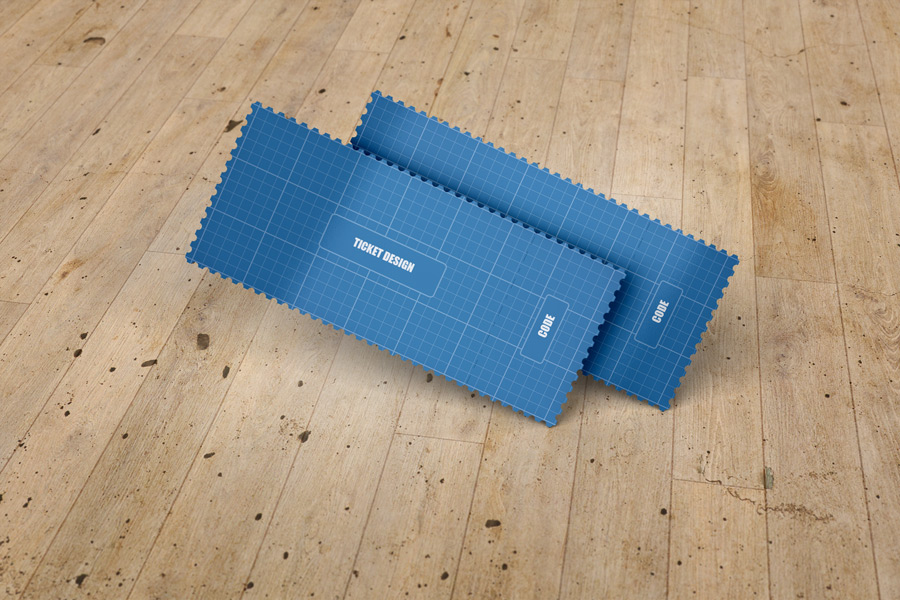 Cinema Ticket Mockup