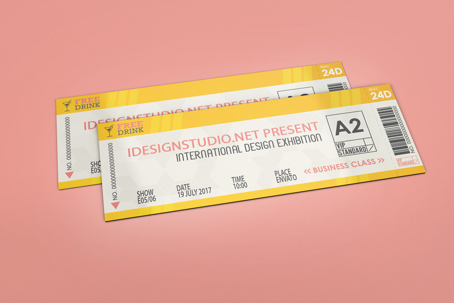 Ticket Mockup