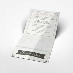 Pocket Wedding Invitation Mock-up