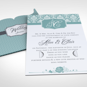 Wedding Invitation Jacket Mock-up