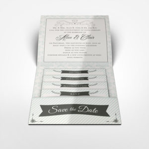 Pocket Wedding Invitation Mock-up