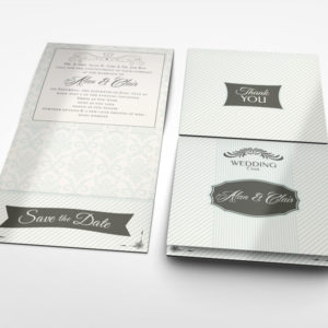 Pocket Wedding Invitation Mock-up