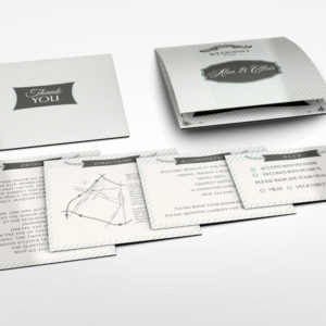 Pocket Wedding Invitation Mock-up