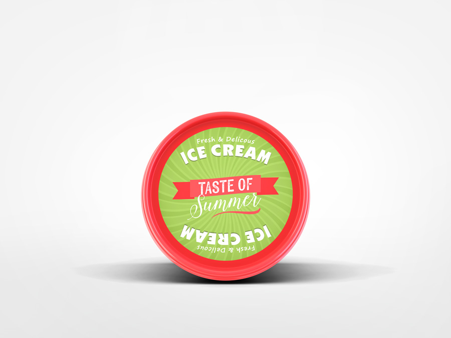 Ice Cream Package Mockup