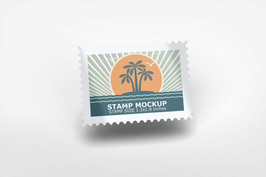 Stamps Mockup