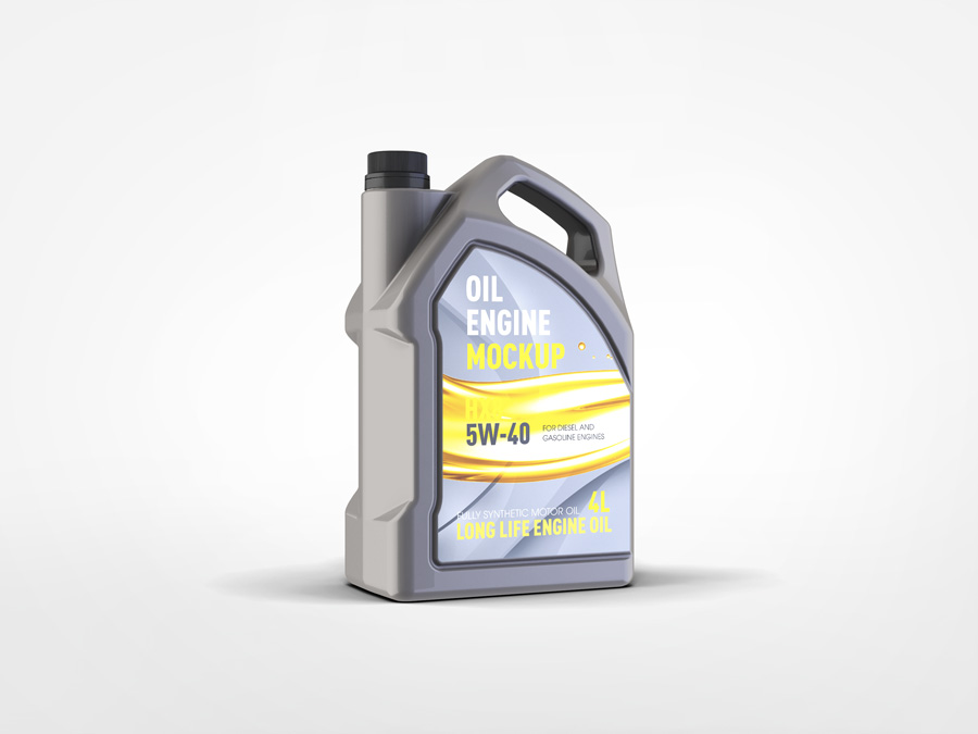 Motor Oil Gallon Mockup