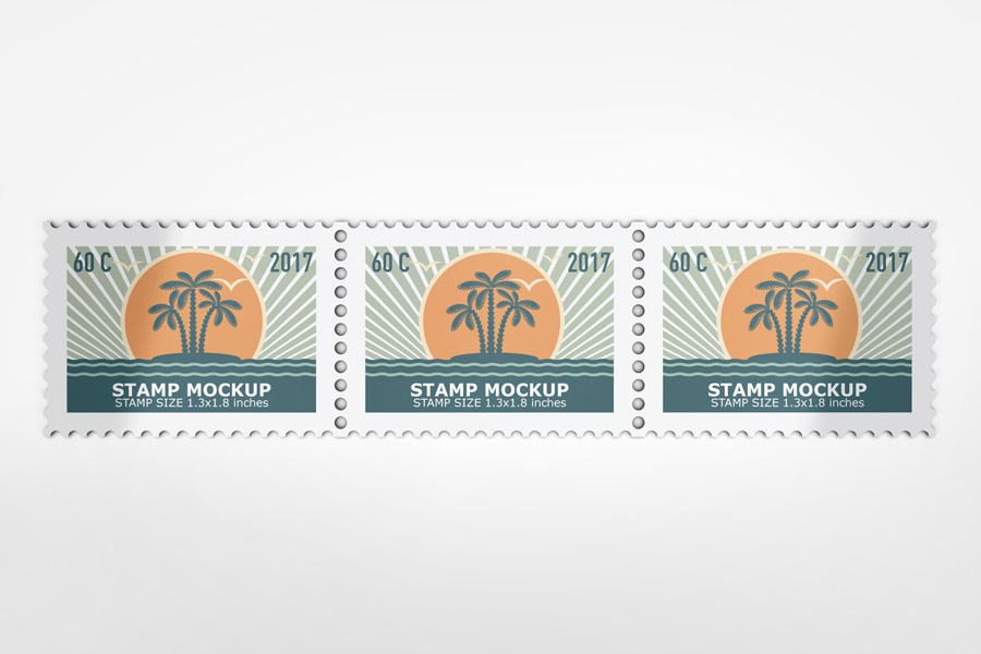 Stamps Mockup