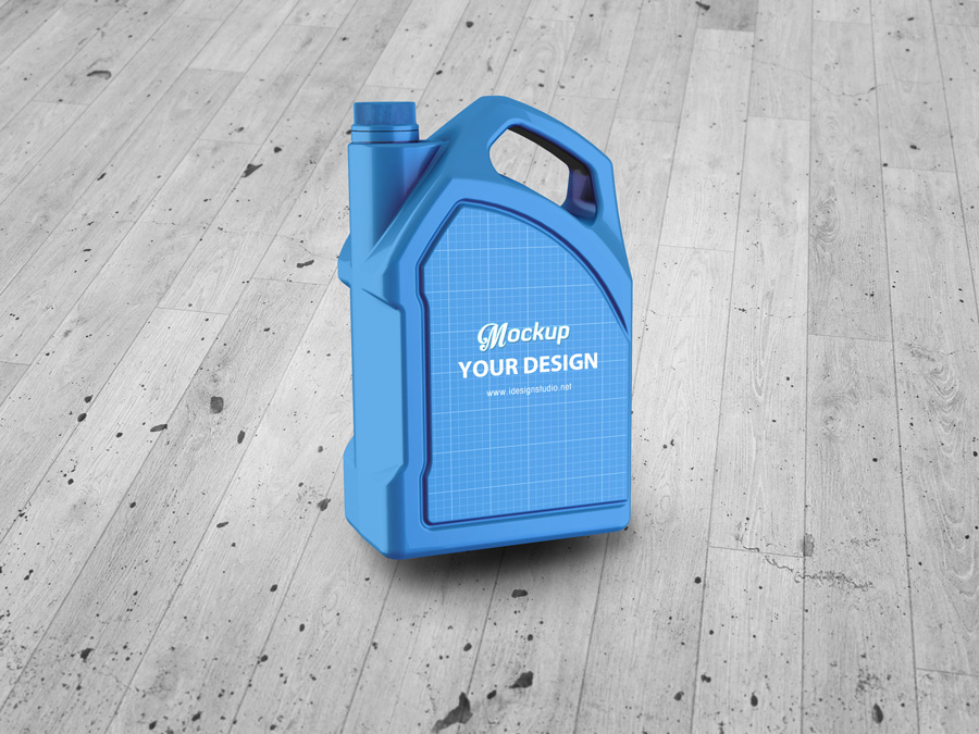 Motor Oil Gallon Mockup