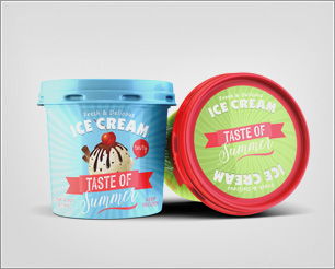 Ice Cream Package Mockup