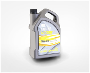 Motor Oil Gallon Mockup