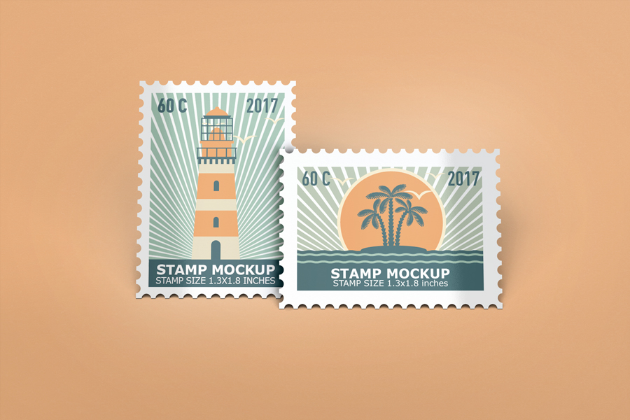 Stamps Mockup