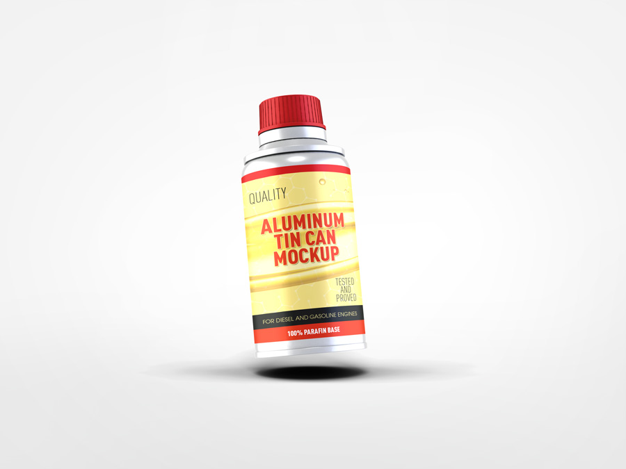 Aluminum Tin Can Mockup