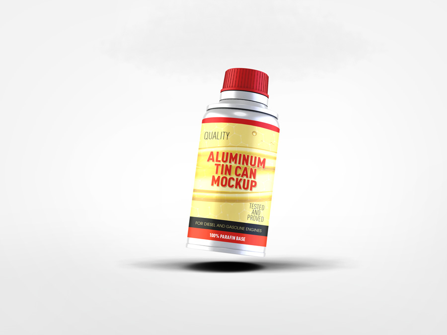 Aluminum Tin Can Mockup