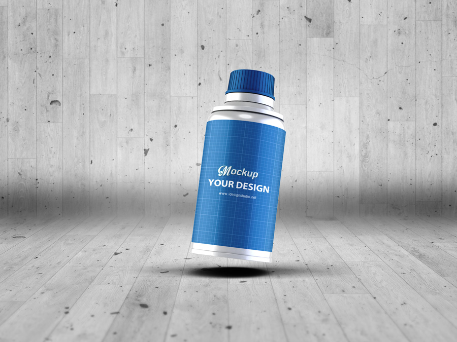 Aluminum Tin Can Mockup