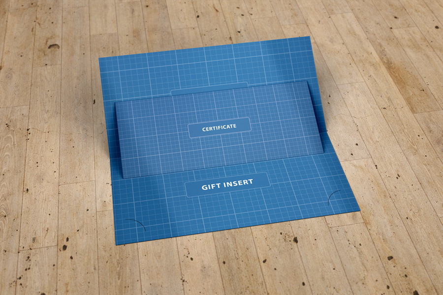 Gift Certificate Cover Mock-up
