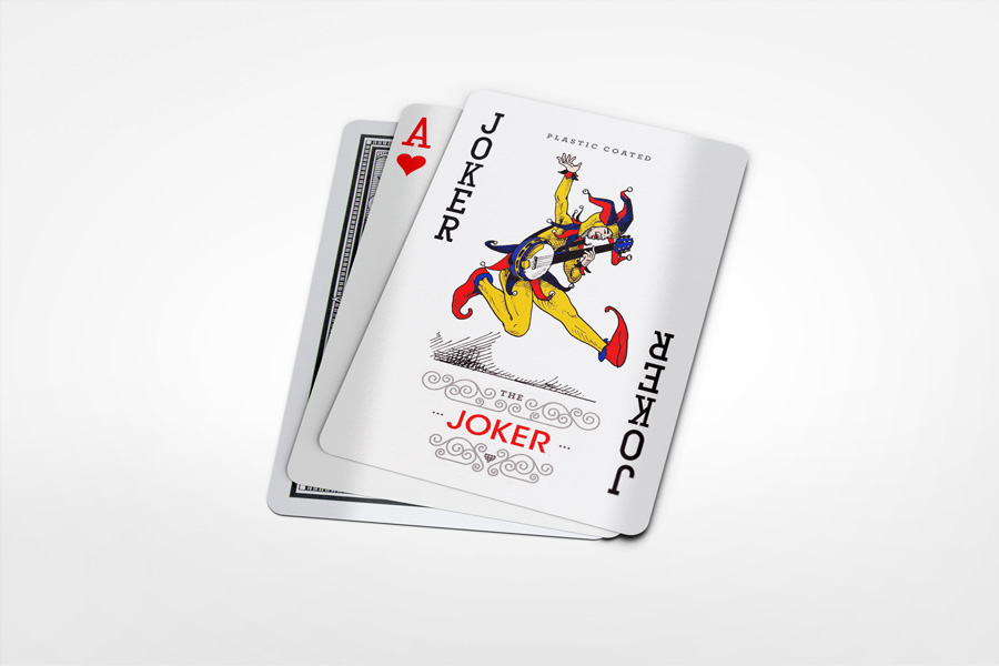 Bridge Playing Cards Mock-up