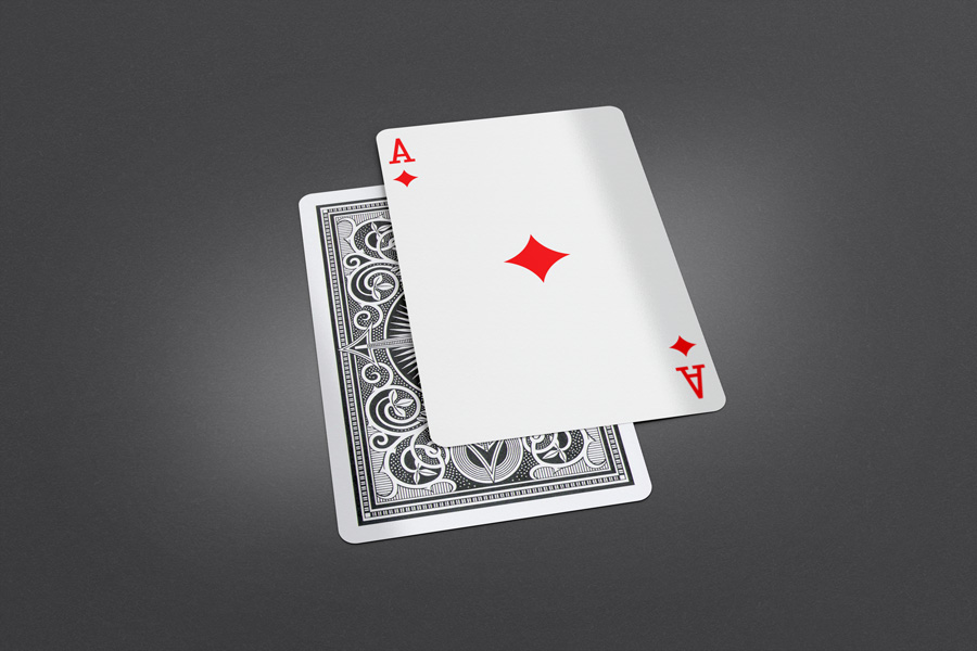 Bridge Playing Cards Mock-up