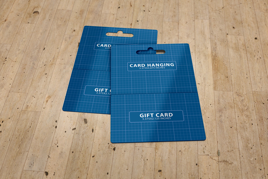 Hanging Gift Card Mock-up