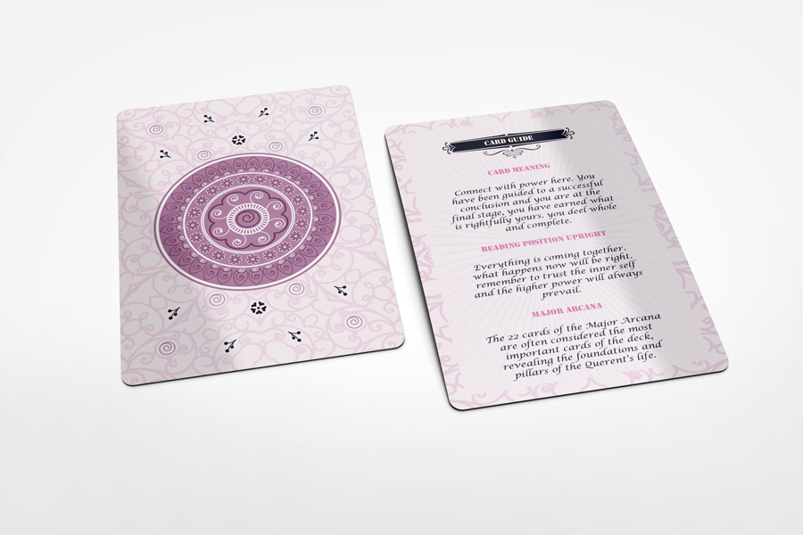 Jumbo Tarot Card Mockup