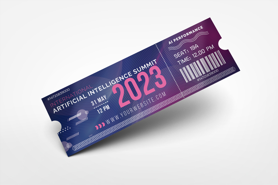 Event Ticket Mockup